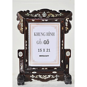 Mua KHUNG ẢNH THỜ GỖ GÕ 15 X 21