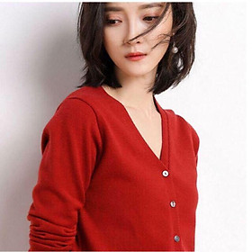 Áo khoác len cardigan lông cừu xuất Nhật - Loại 1