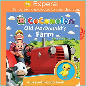 Sách - Official Cocomelon: Old MacDonald's Farm: A peep-through book by Cocomelon (UK edition, paperback)
