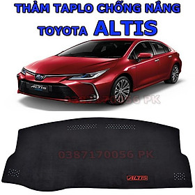 Thảm taplo chống nắng ô tô Toyota Altis 2010 - 2020