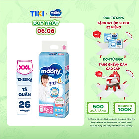 Tã Quần Cao Cấp Moony Nhật Bản Bé Gái XXL26 (26 Miếng)