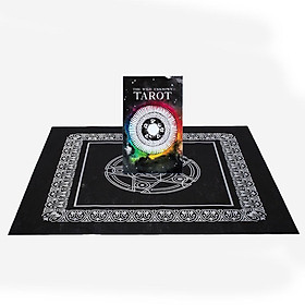 Combo Bộ Bài Bói The Wild Unknown Tarot Cao Cấp và Khăn Trải Bàn Tarot