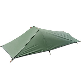 Ultralight Outdoor Camping Tent Single Person Camping Tent Water Resistant Tent Aviation Support Portable Sleeping Tent