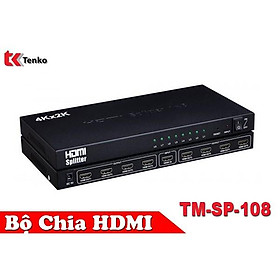 Mua Bộ chia HDMI 1 ra 8 chính hãng Tekmax TM-SP-108