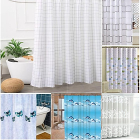 Mua Rèm phòng tắm  rèm cửa sổ nhiều họa tiết (180cm x 180cm) Loại 1