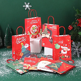 Túi Quà Giáng Sinh Túi Giấy Giáng Sinh Túi Đựng Mùa Giáng Sinh ( 20cm x 11cm x Cao: 27cm)