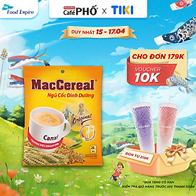 Bột Ngũ Cốc Dinh Dưỡng Canxi - Maccereal (túi 20 gói x 28g)