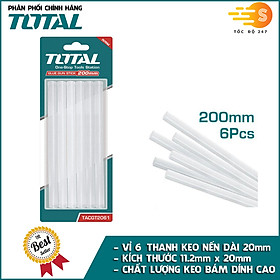Mua Súng bắn keo nến dùng điện 25W (150W) TOTAL TT201116 tặng kèm 4 thanh keo - Thiết bị bơm keo  loại lớn  tay cầm chắc chắn  keo 11.2mm