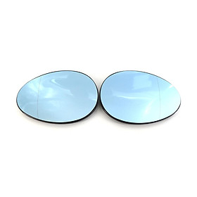 Rearview Mirror Glass with clip Replacement for BMW Mini R55 R56 R57 2007 to 2014 2pcs Heated Left Right