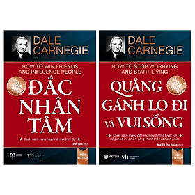 Sách combo 2 cuốn đắc nhân tâm + quẳng gánh lo đi & vui sống - sbooks