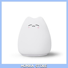 Mua Đèn ngủ silicon đèn trang trí cảm ứng hình mèo dễ thương
