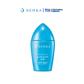 Kem Chống Nắng Dạng Sữa Senka Perfect UV Milk SPF 50+, PA++++ 41095 (40ml)