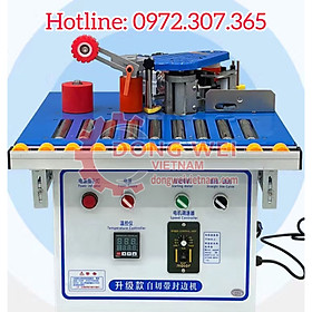 Mua Máy dán cạnh 2 chức năng DW550 Tích hợp hệ con lăn trên bàn ( nhỏ gọn  dễ sử dụng  dán thẳng  dán cong  tự cắt chỉ khi hết ván)