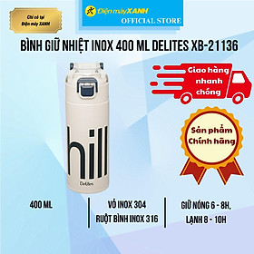 Bình giữ nhiệt inox 400 ml Delites XB-21136