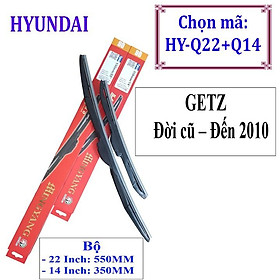 Bộ 2 thanh gạt nước mưa ô tô đa năng Nano cao cấp dành cho xe Hyundai