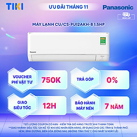 Mua Máy lạnh/ Điều hòa Panasonic Inverter CU/CS-PU12AKH-8 - Công suất 1.5HP - Một chiều - Lọc không khí bụi mịn - Wifi