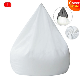 Mua Lót Ghế Lười Hạt Xốp 3ii Home Màu Trắng Size L 100x120cm Hình Trái Lê