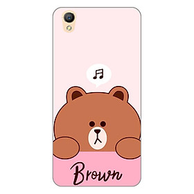Ốp lưng dẻo cho Oppo Neo 9 (A37) _Gấu Brown