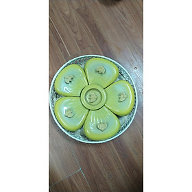 Mua Khay mứt bằng gốm sứ Bát Tràng