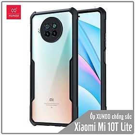 Ốp lưng cho Xiaomi Mi 10T Lite - Redmi Note 9 Pro 5G chống sốc trong viền nhựa dẻo Xundd - Hàng Nhập Khẩu