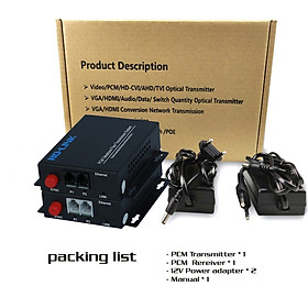 Mua Bộ chuyển đổi quang thoại 2 kênh J11 HL-2PCM-20TR Ho-link - hàng Chính hãng