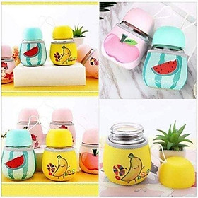 Mua Bình ủ cháo thủy tinh cho bé nhiều hình kute