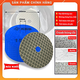 Đĩa mài, đánh bóng đá Marble, Granite KGS Swiflex XE, đạt bóng gương tự nhiên cao nhất, không sử dụng hóa chất