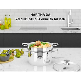Mua Xửng hấp Inox 304 thông minh Kalpen SSK-20  SSK-24  SSK-28. Hàng nhập khẩu chính hãng