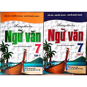 Hình ảnh sách Combo Hướng Dẫn Học Ngữ Văn Lớp 7 Tập 1 + Tập 2 ( Dùng Kèm Sách Giáo Khoa Chân Trời Sáng Tạo )