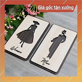 Bộ bảng toilet Men/Women thiết kế sang trọng - TL05