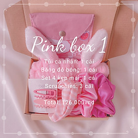 Set quà tặng sinh nhật phụ kiện thời trang cho bạn nữ, 1 box gồm 2-6 món quà dễ thương