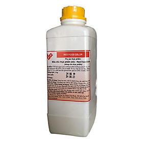 Mua MÀU DẦU DÙNG CHO THỰC PHẨM/MẦU NƯỚC THỰC PHẨM TẠO MÀU KEM.SOCOLA CHAI TO 1KG (ĐỎ TÍM VÀNG CAM.NÂU XANH)