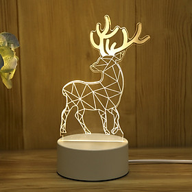 Đèn ngủ LED 3D trang trí - quà tặng độc đáo