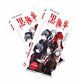(BÌA NGẪU NHIÊN) Hộp ảnh POSTCARD mẫu mới KUROSHITSUJI - HẮC QUẢN GIA anime