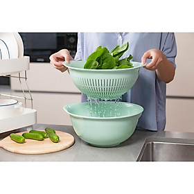 Mua Bộ Thau Rổ Nhựa Cao Cấp Yoko INOCH - Nhựa Cao Cấp Chắc Chắn Sang Trọng  Gọn Gàng  An Toàn Cho Sức Khoẻ