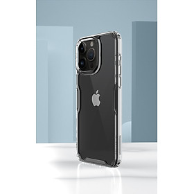 Ốp lưng dành cho iPhone 16 Pro Max, iPhone 16 Pro, iPhone 16 Plus, iPhone 16 hiệu NILLKIN Nature TPU Pro trong suốt chống sốc cao cấp - Hàng chính hãng