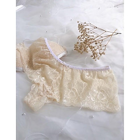 Athena nude - Set lót ren áo bra không gọng mút mỏng