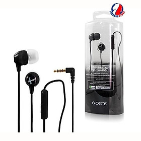 Tai nghe Sony In-ear MDR-EX15AP (Black) - Hàng Chính Hãng