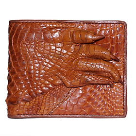  Ví nam da cá sấu gù chân nhiều màu HJ92232-33-34-35-61