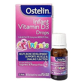 Hình ảnh Vitamin D3 Drops Ostelin (0-12Y)