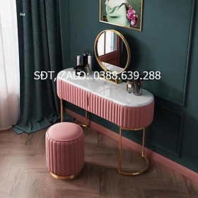 Mua Hàng HOT GIÁ SỈ Bàn trang điểm nỉ mặt đá gương (đèn led)
