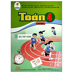 Sách giáo khoa Toán 4- tập một- Cánh Diều (Kèm Nilon bọc Sách)