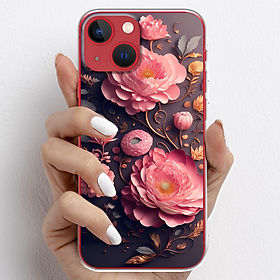 Ốp lưng cho iPhone 13, iPhone 13 Mini nhựa TPU mẫu Hoa hồng