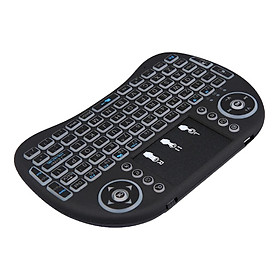 Mini Wireless Plug And Play Backlight Touchpad Keyboard Optical Mouse