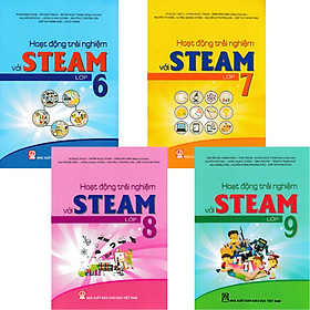 Combo 4 Quyển Hoạt Động Trải Nghiệm Với STEAM Lớp 6-7-8-9 