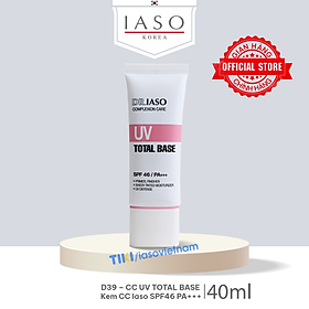 D39 Kem CC IASO SPF46 PA+++ CC UV TOTAL BASE SPF46 PA+++ 40ml