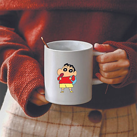 Ly cốc sứ IN HÌNH Crayon Shinchan - Cậu Bé Bút Chì anime