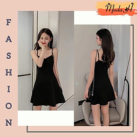 Váy 2 Dây Nữ Dáng Xòe Quyến Rũ Sang Chảnh Moda.H