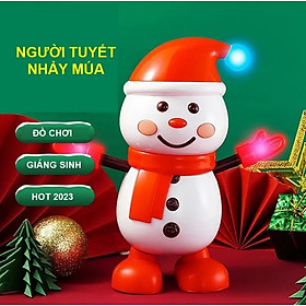 Đồ chơi người tuyết nhảy múa theo nhạc. Người tuyết đồ chơi noel cho bé