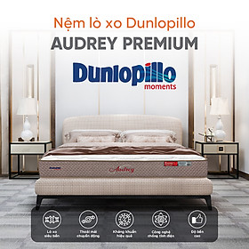 Mua Nệm lò xo túi một sợi  Dunlopillo Audrey Premium  nâng đỡ tối ưu thiết kế sang trọng - Độ cao 25cm